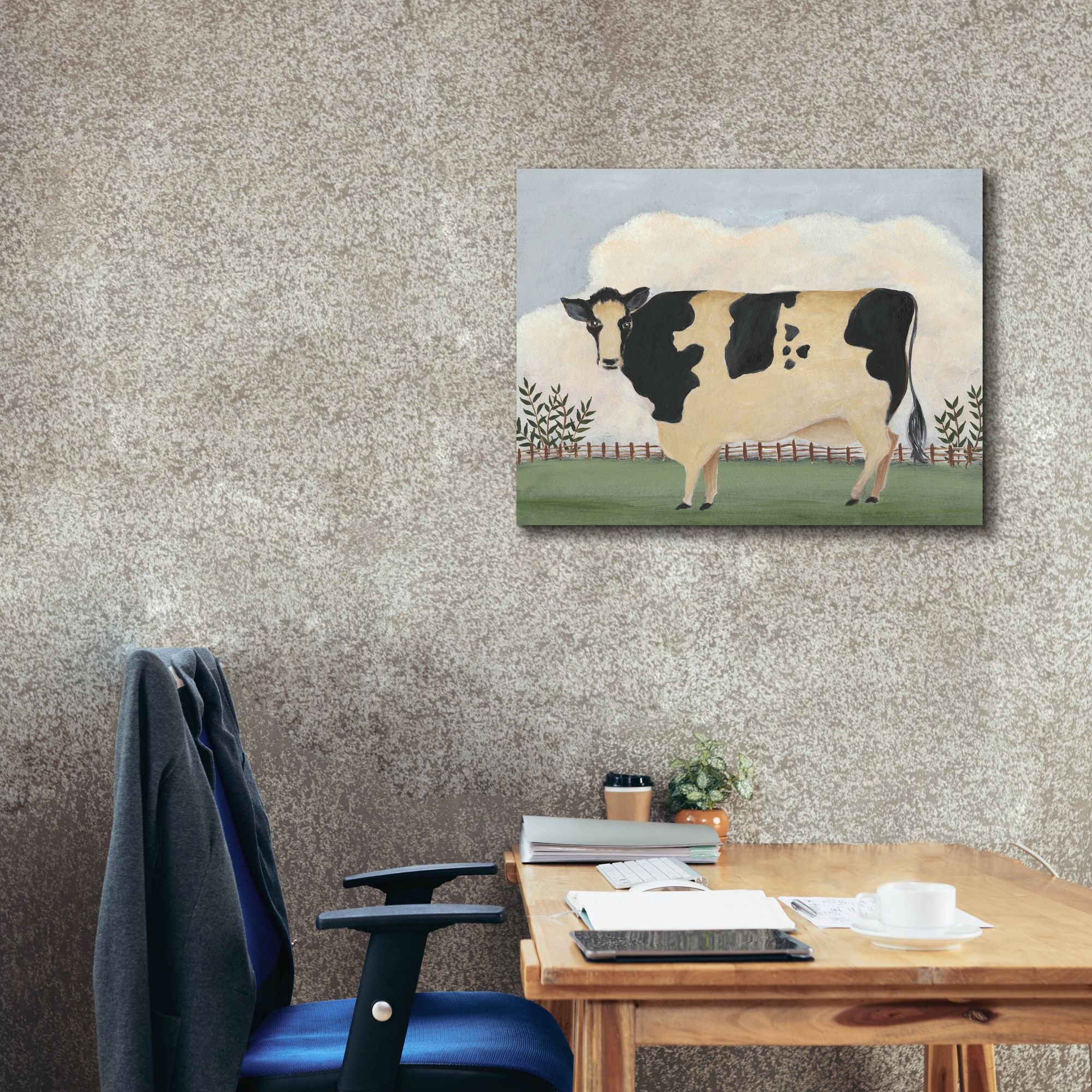 'Folk Farm II' by Regina Moore, Canvas Wall Art,34 x 26