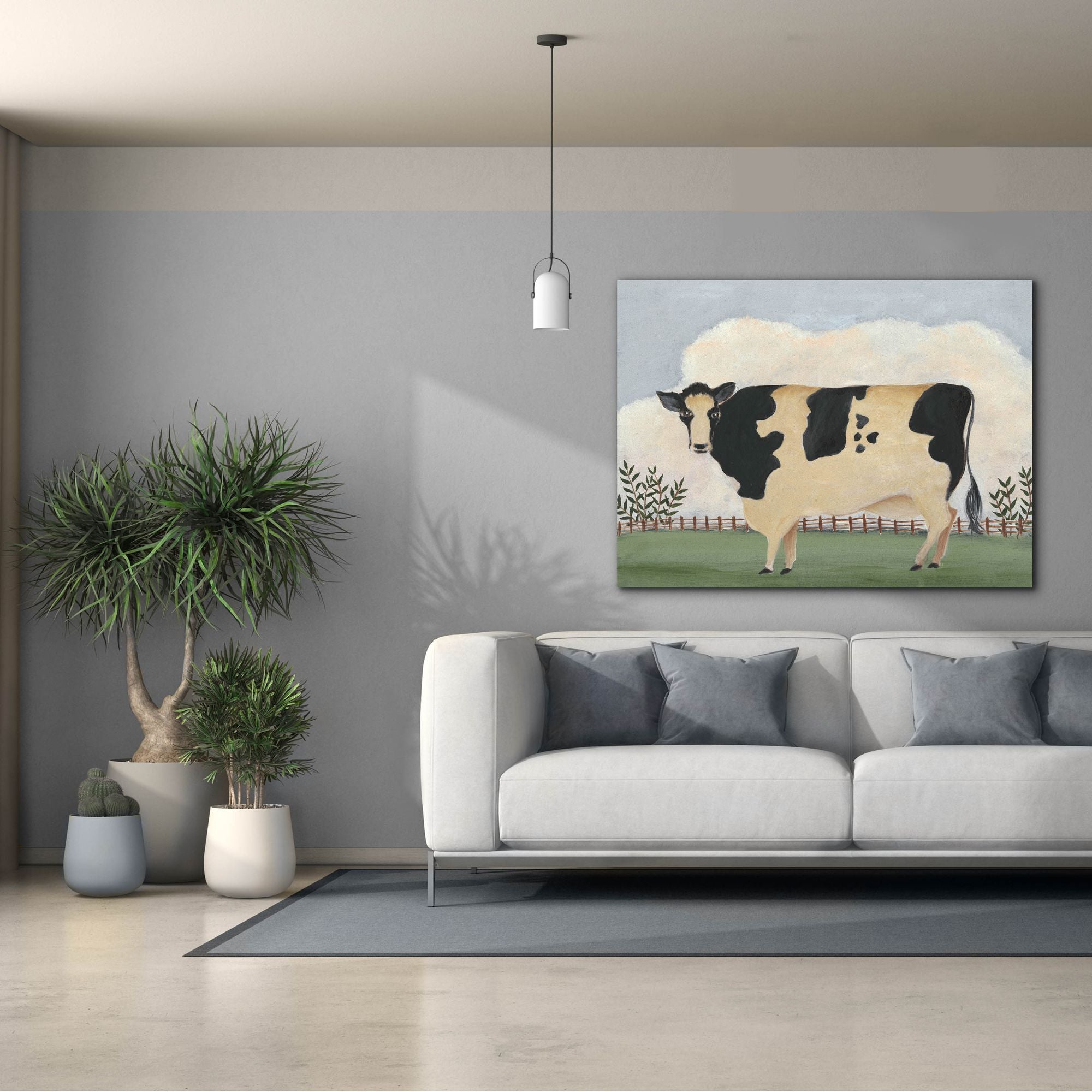 'Folk Farm II' by Regina Moore, Canvas Wall Art,54x40