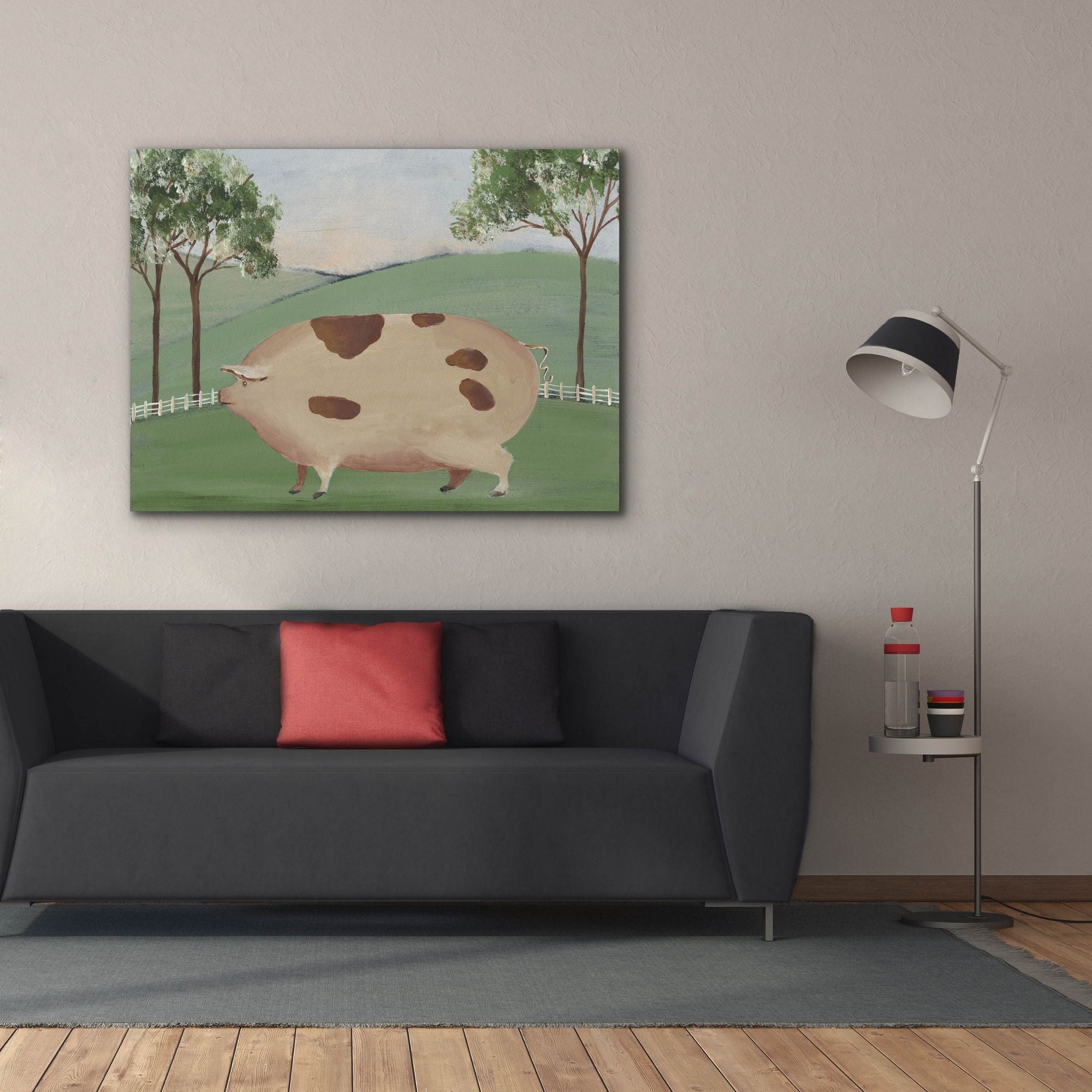 'Folk Farm III' by Regina Moore, Canvas Wall Art,54x40