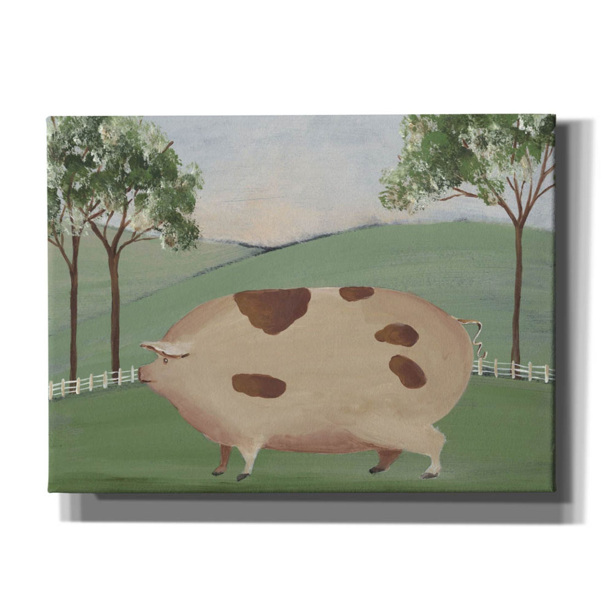 'Folk Farm III' by Regina Moore, Canvas Wall Art