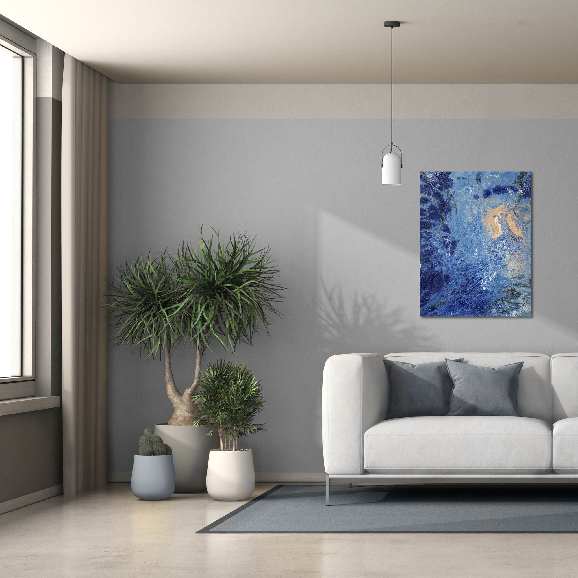 'Blue Hawaii II' by Regina Moore, Canvas Wall Art,26 x 34