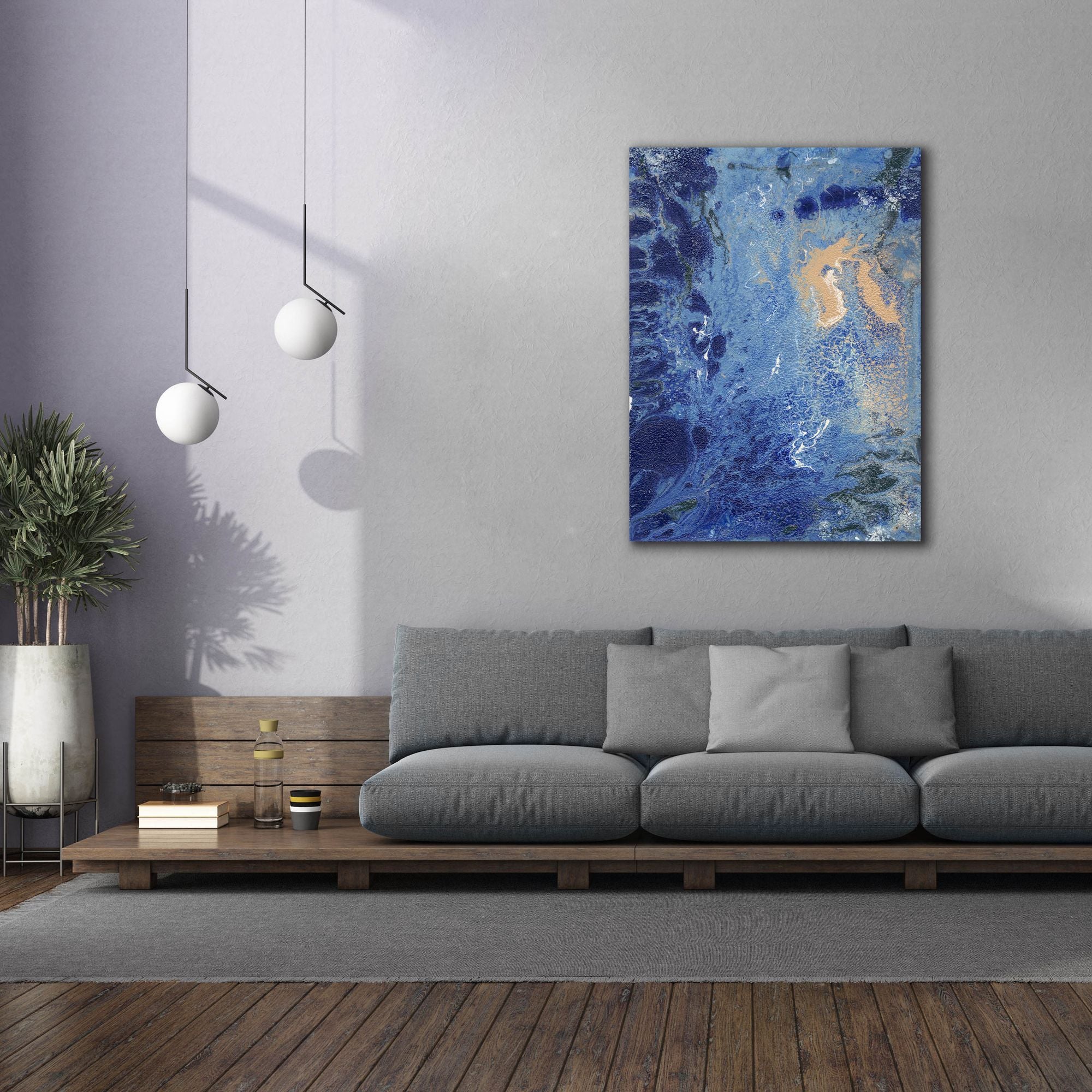 'Blue Hawaii II' by Regina Moore, Canvas Wall Art,40x54