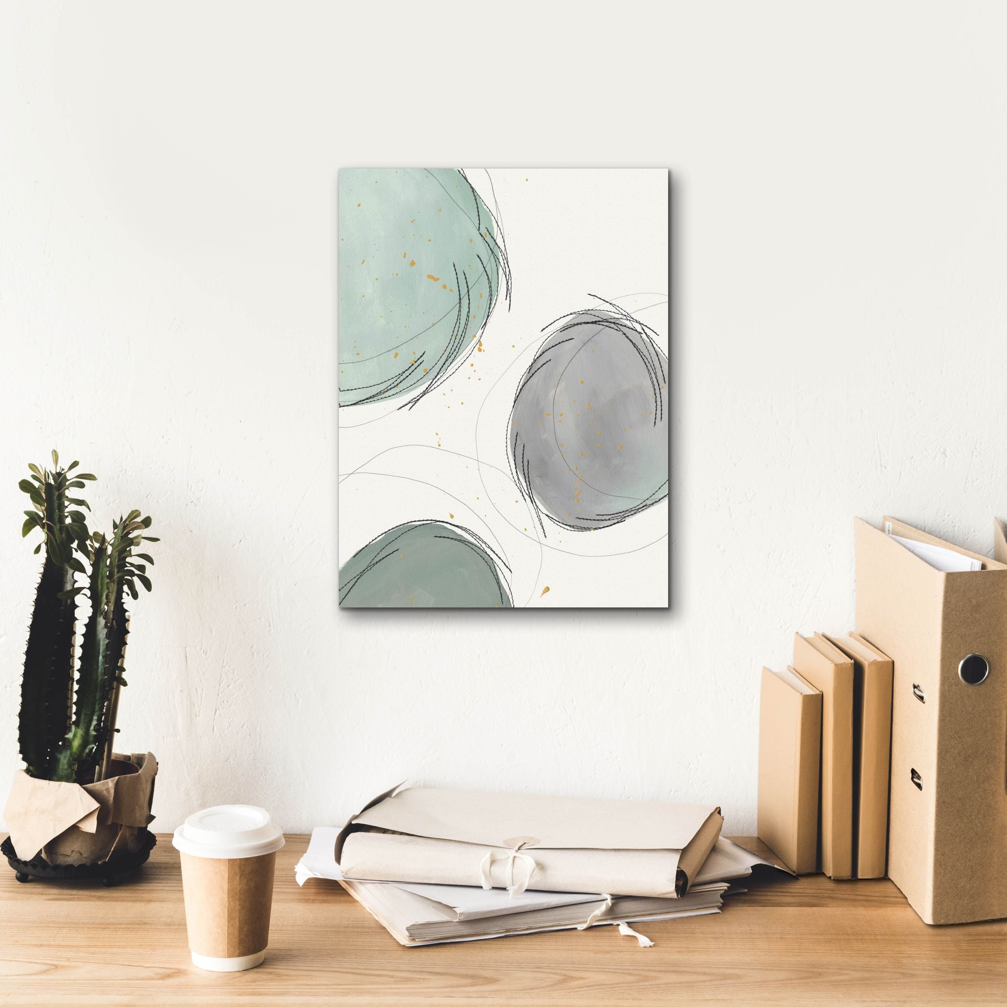 'Encircled Orbits I' by Regina Moore, Canvas Wall Art,12 x 16