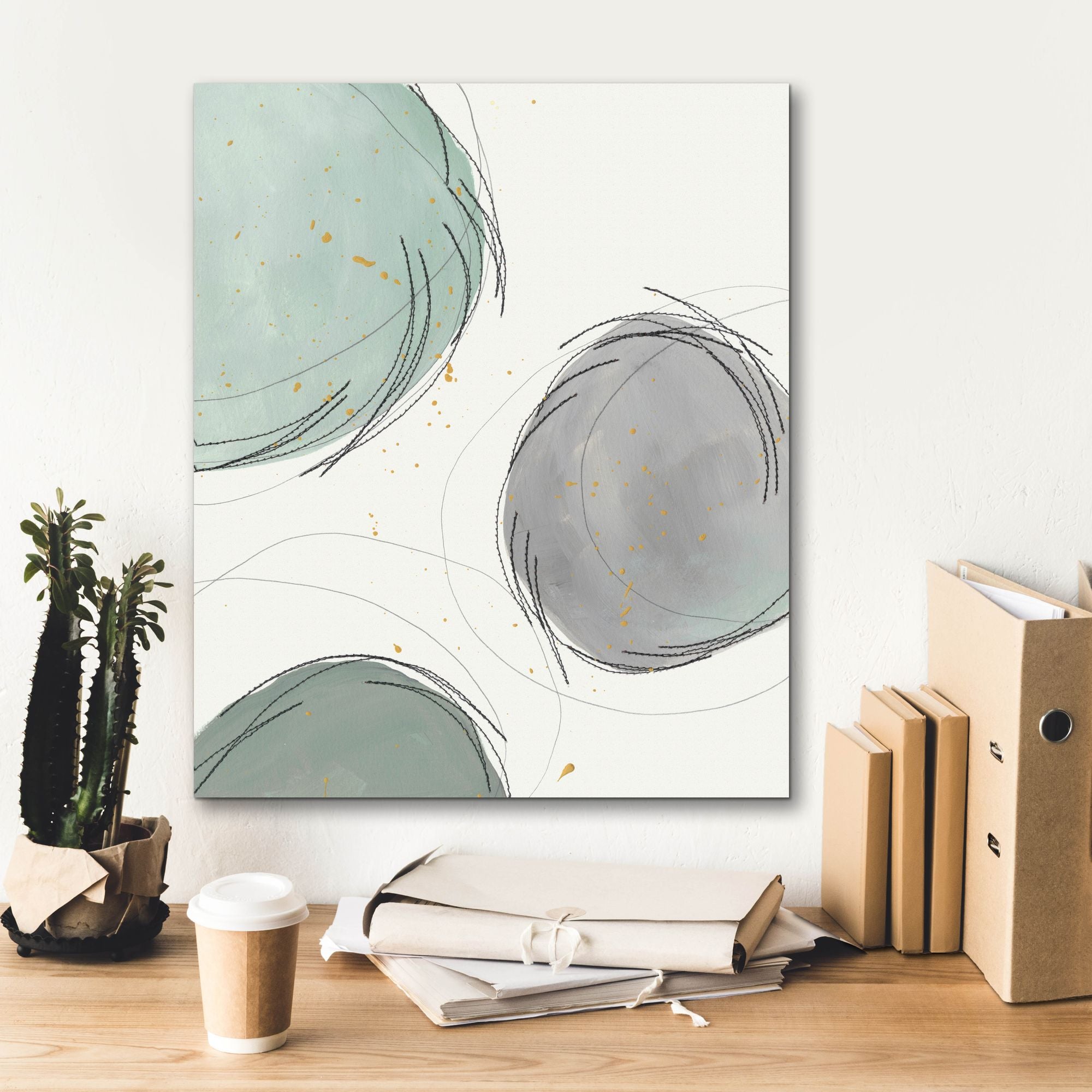 'Encircled Orbits I' by Regina Moore, Canvas Wall Art,20 x 24