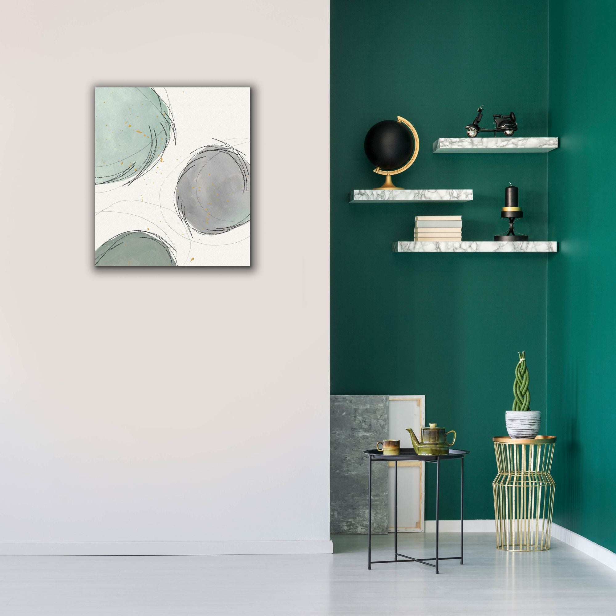 'Encircled Orbits I' by Regina Moore, Canvas Wall Art,26x30