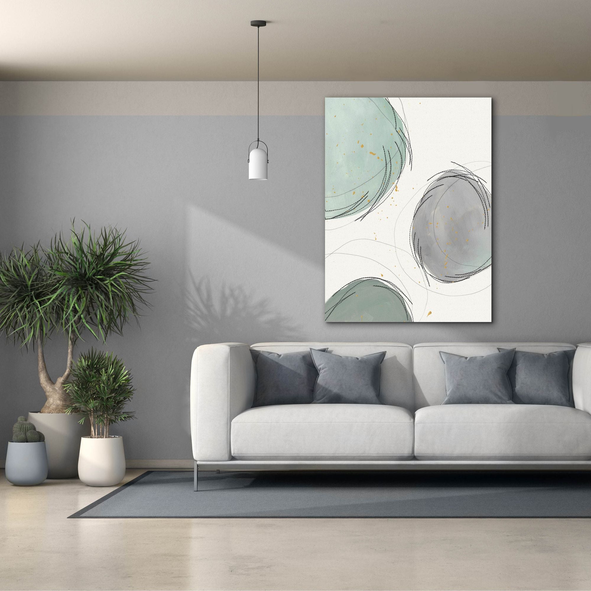 'Encircled Orbits I' by Regina Moore, Canvas Wall Art,40x54