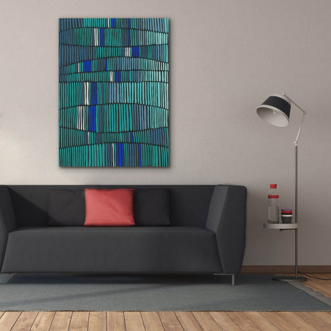 Image of 'Teal Tribal I' by Regina Moore, Canvas Wall Art,40x54