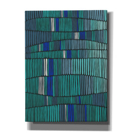 'Teal Tribal I' by Regina Moore, Canvas Wall Art
