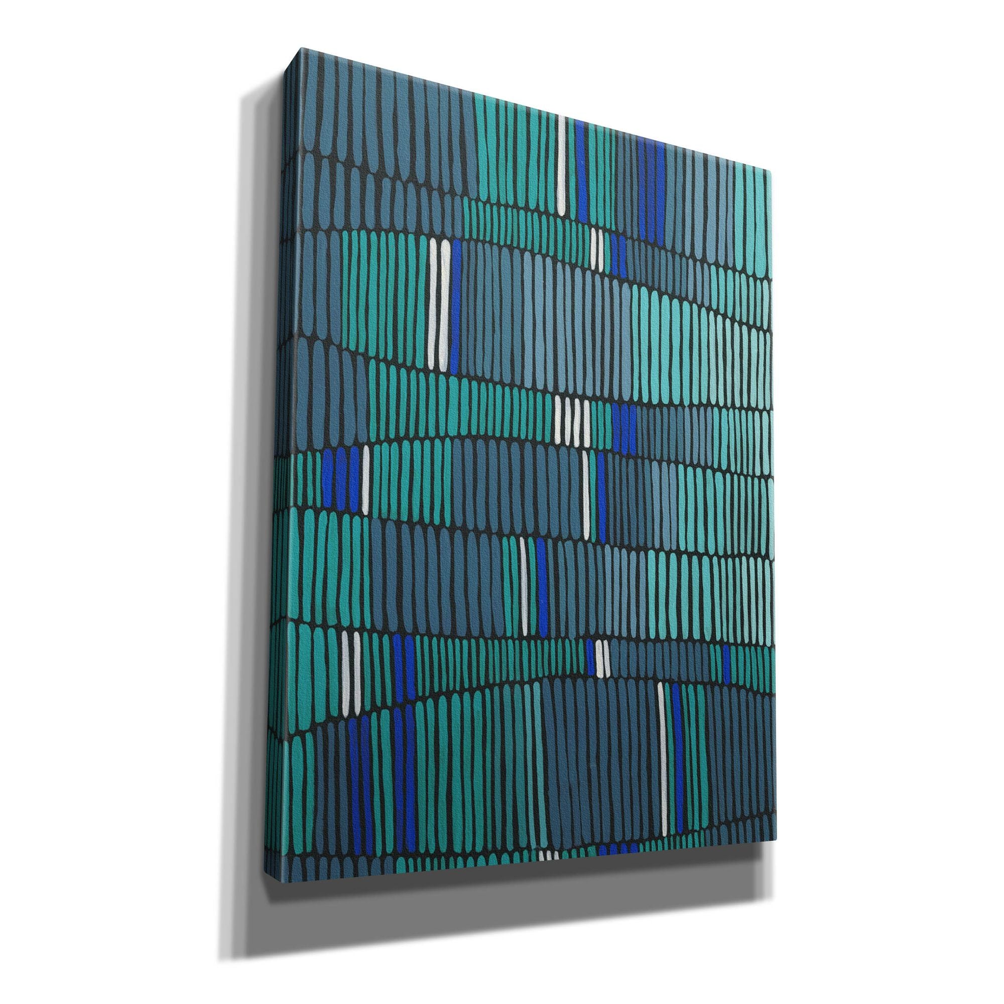 'Teal Tribal II' by Regina Moore, Canvas Wall Art