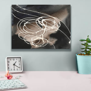 'Midnight Swirl I' by Regina Moore, Canvas Wall Art,16 x 12
