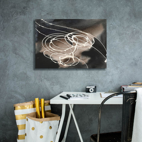 Image of 'Midnight Swirl I' by Regina Moore, Canvas Wall Art,26 x 18