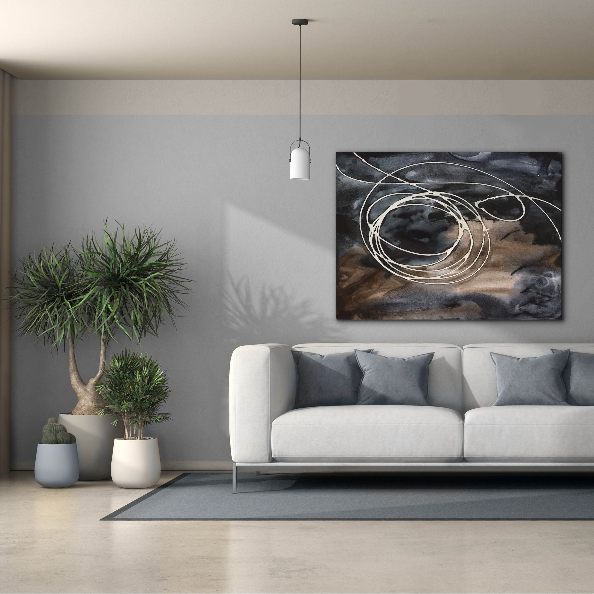 'Midnight Swirl II' by Regina Moore, Canvas Wall Art,54x40