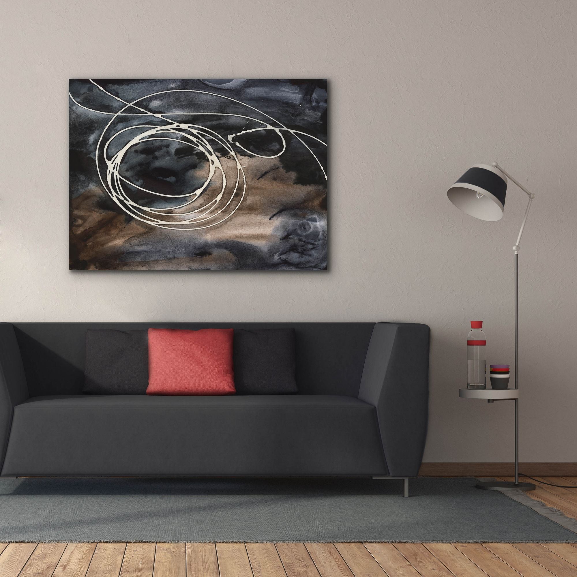 'Midnight Swirl II' by Regina Moore, Canvas Wall Art,54x40