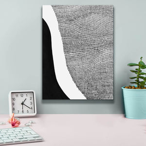 'Black & White Abstract I' by Regina Moore, Canvas Wall Art,12 x 16
