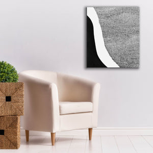 'Black & White Abstract I' by Regina Moore, Canvas Wall Art,26x30