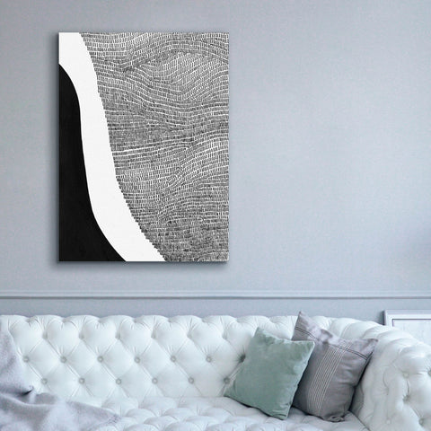 Image of 'Black & White Abstract I' by Regina Moore, Canvas Wall Art,40x54
