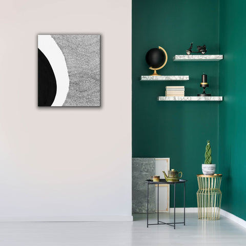 Image of 'Black & White Abstract II' by Regina Moore, Canvas Wall Art,26x30