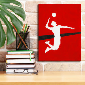 'It's All About the Game XIII' by Regina Moore, Canvas Wall Art,12 x 16