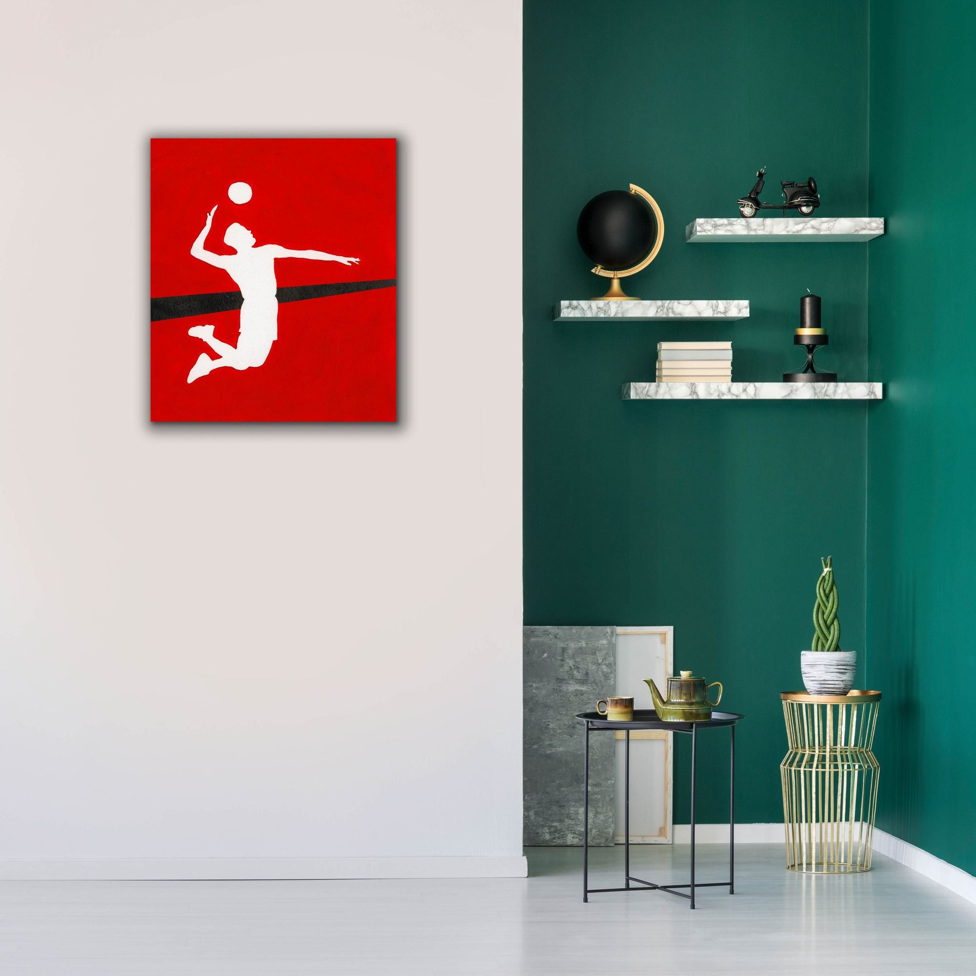 'It's All About the Game XIII' by Regina Moore, Canvas Wall Art,26x30