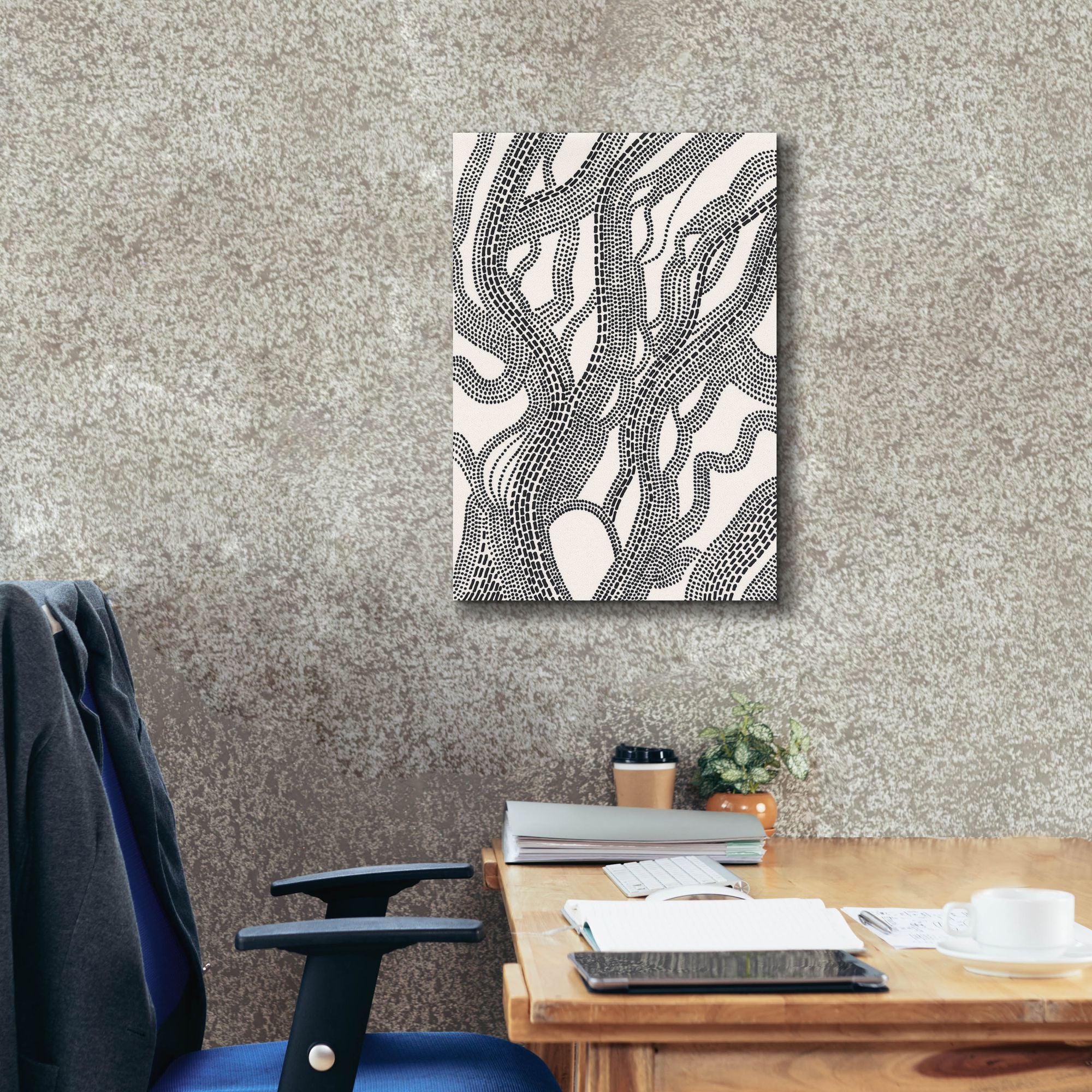 'Dots and Dashes I' by Regina Moore, Canvas Wall Art,18 x 26