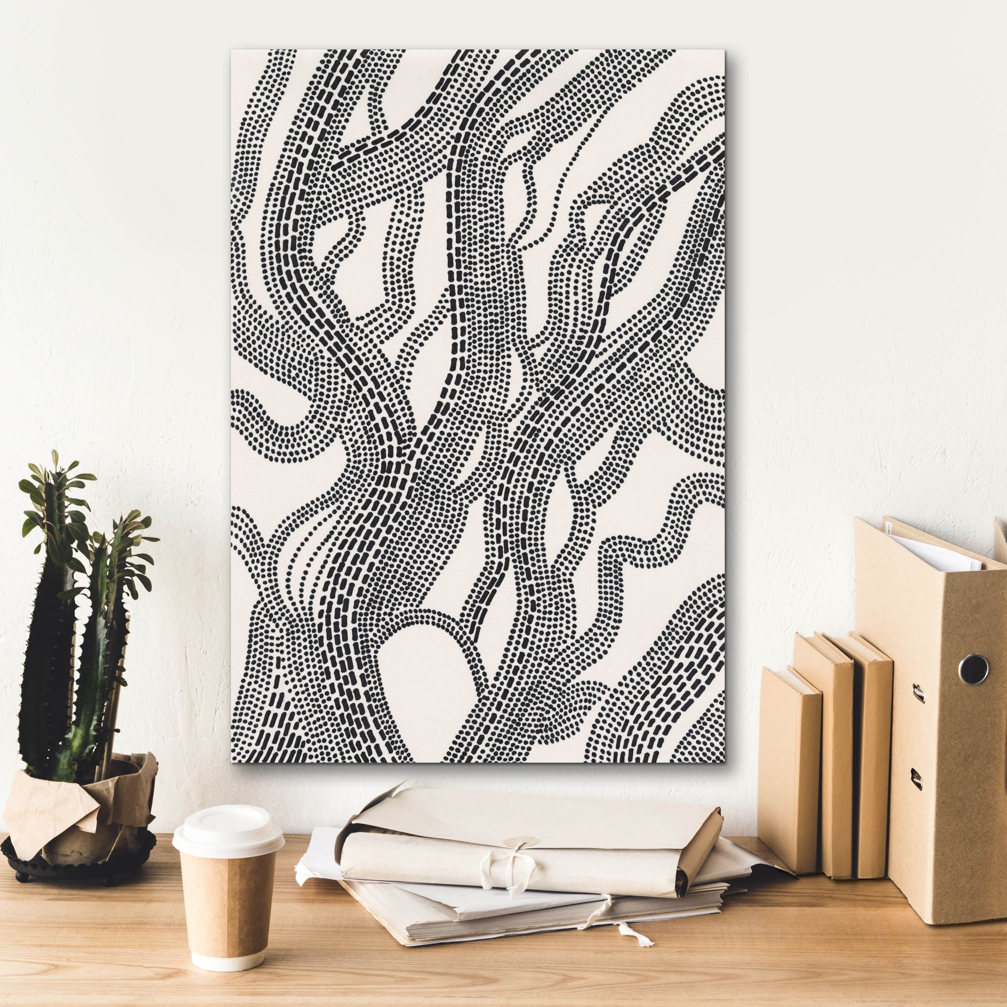 'Dots and Dashes I' by Regina Moore, Canvas Wall Art,18 x 26