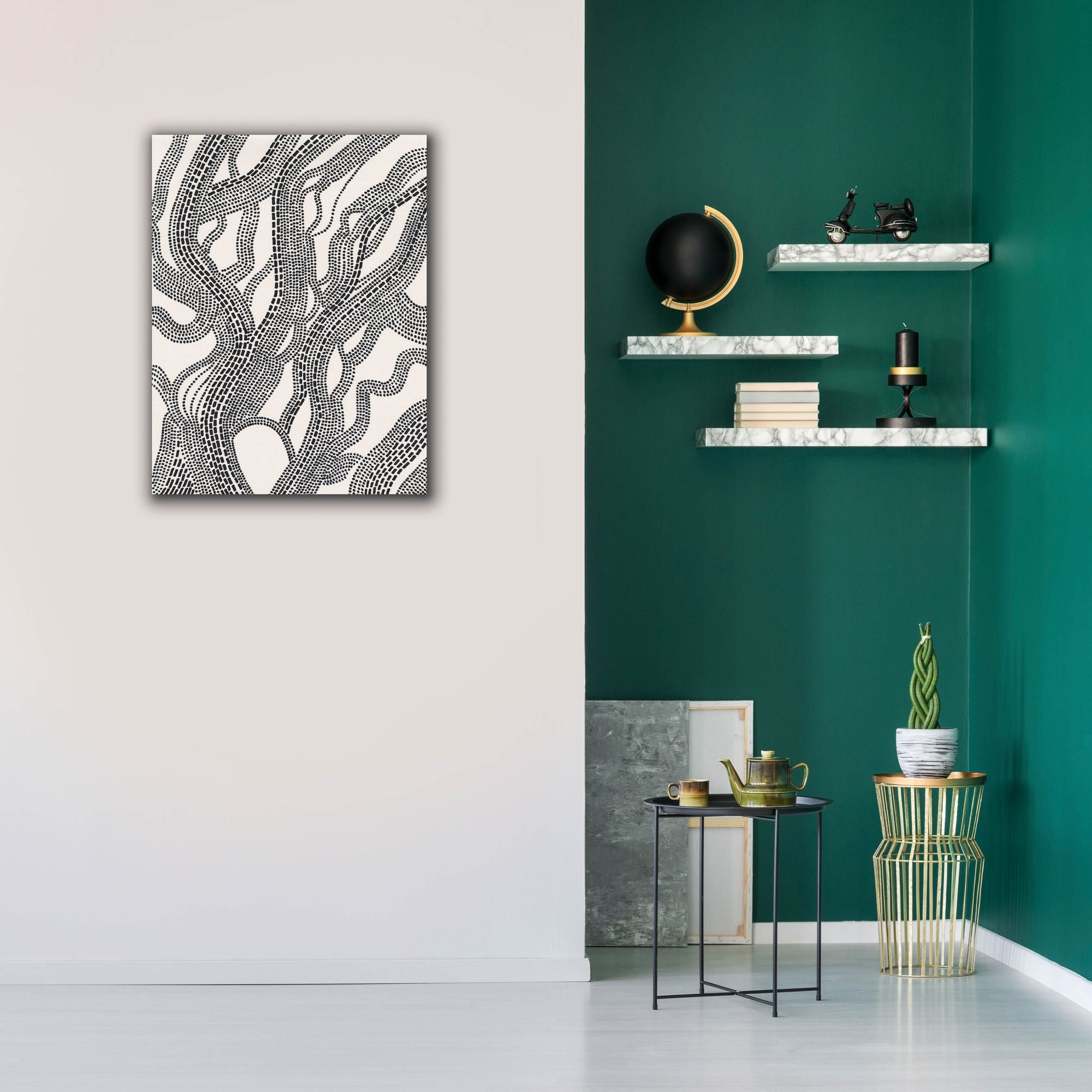 'Dots and Dashes I' by Regina Moore, Canvas Wall Art,26 x 34