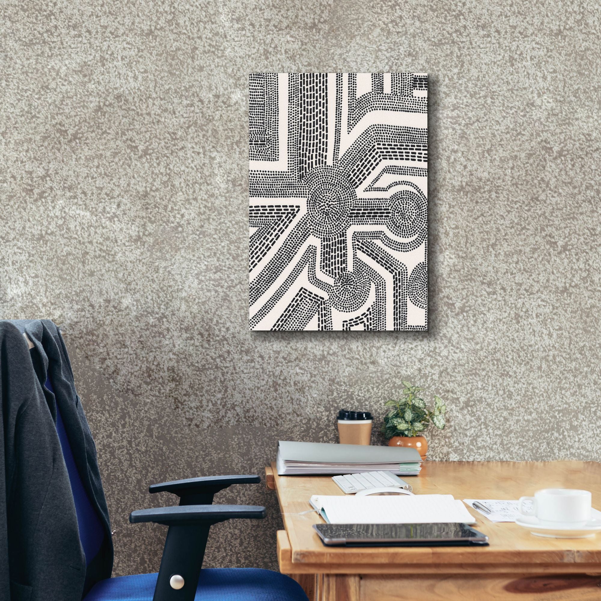 'Dots and Dashes II' by Regina Moore, Canvas Wall Art,18 x 26