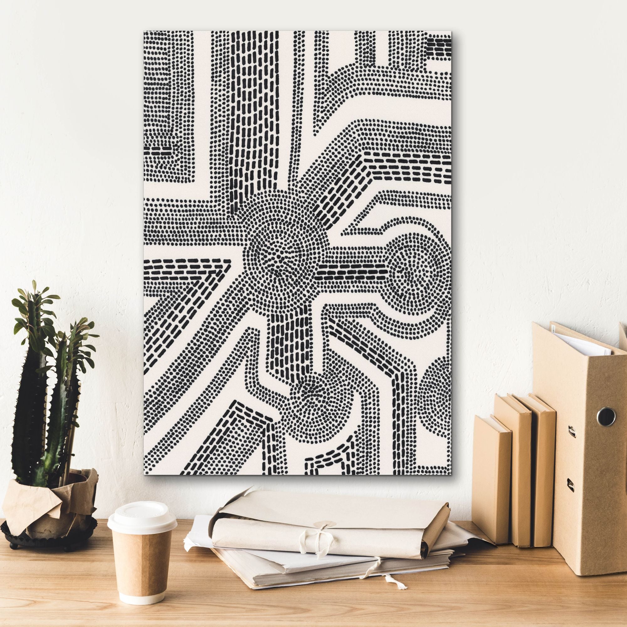 'Dots and Dashes II' by Regina Moore, Canvas Wall Art,18 x 26