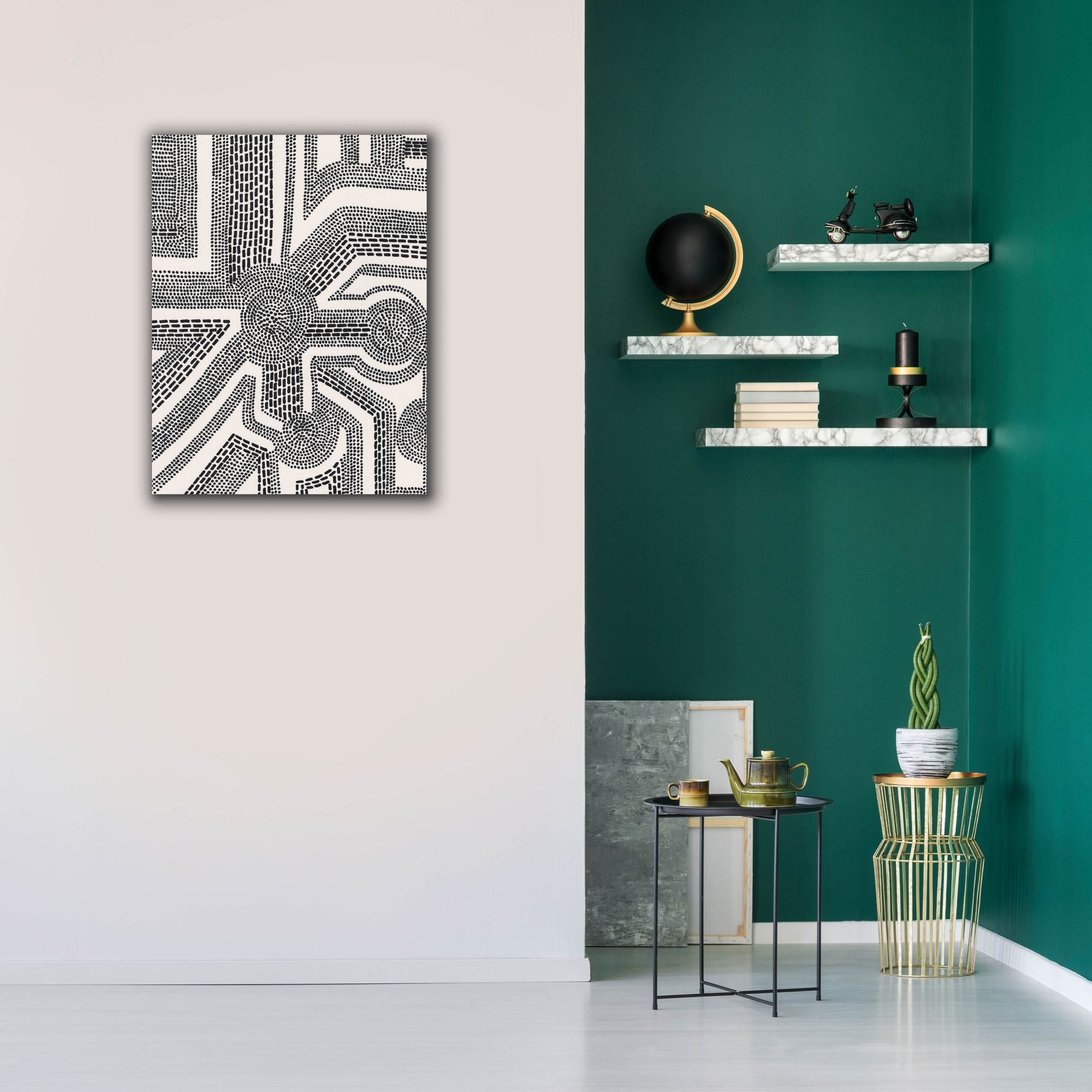 'Dots and Dashes II' by Regina Moore, Canvas Wall Art,26 x 34