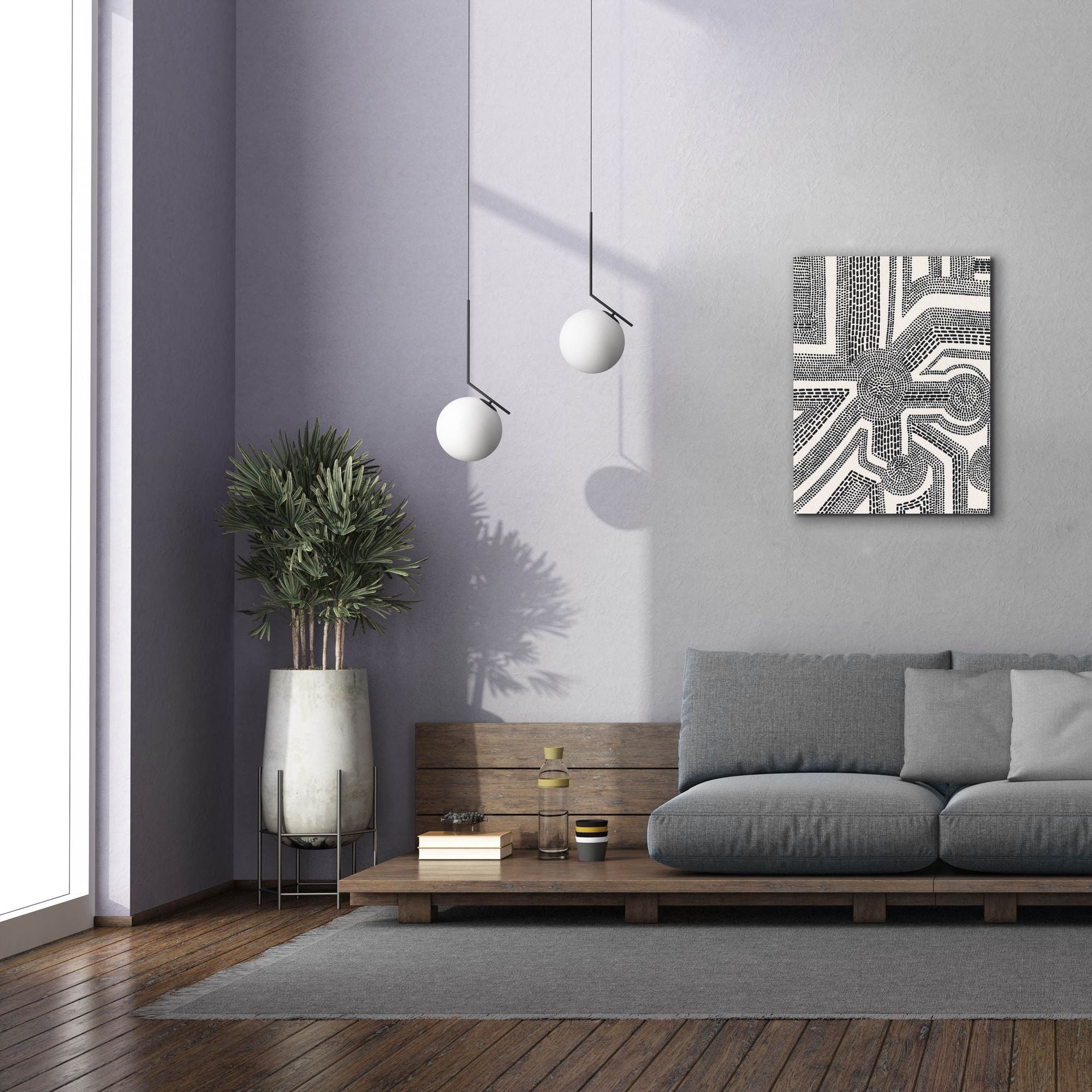 'Dots and Dashes II' by Regina Moore, Canvas Wall Art,26 x 34