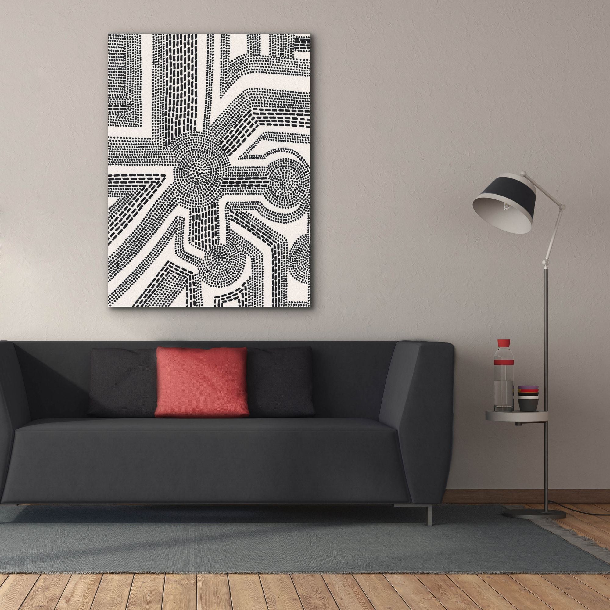 'Dots and Dashes II' by Regina Moore, Canvas Wall Art,40x54