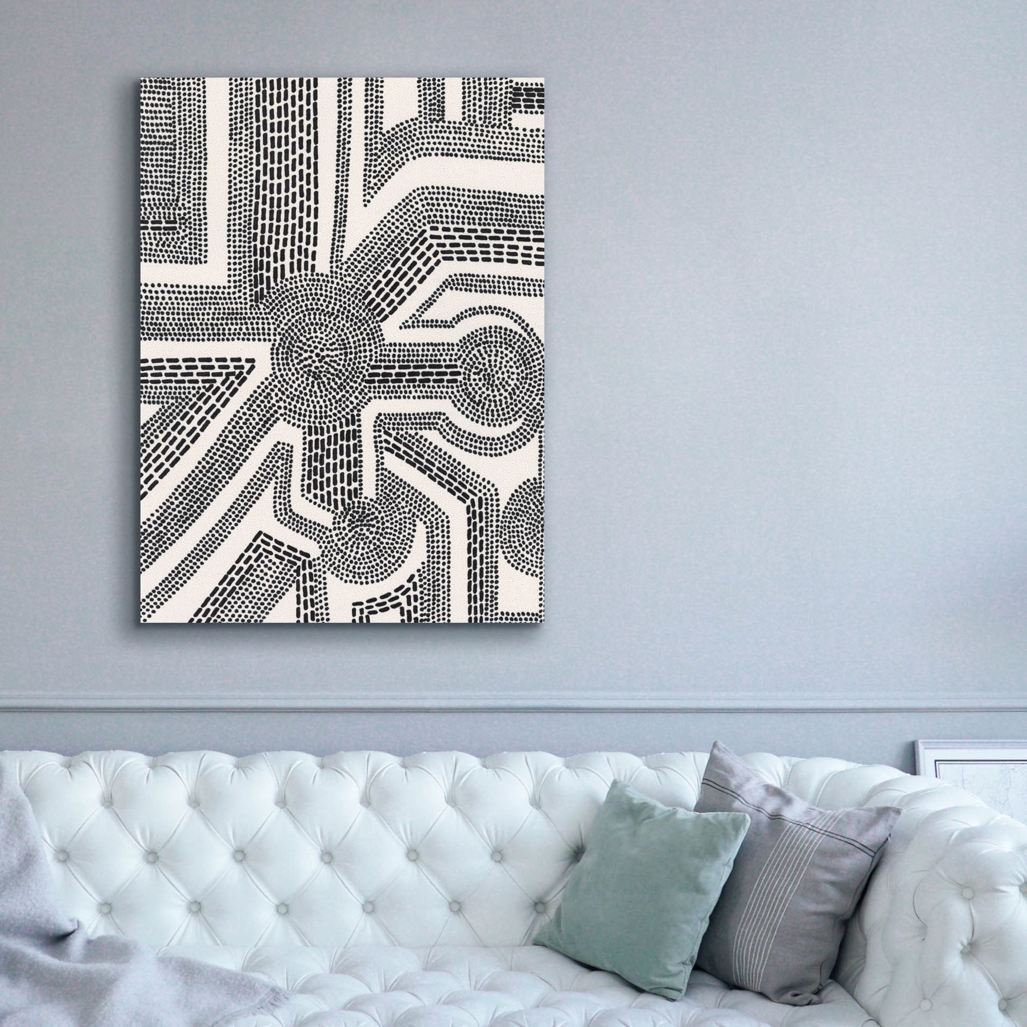 'Dots and Dashes II' by Regina Moore, Canvas Wall Art,40x54