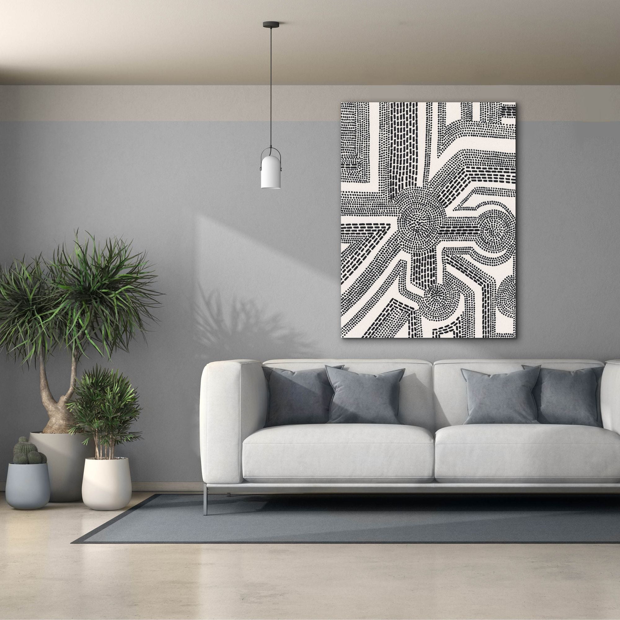 'Dots and Dashes II' by Regina Moore, Canvas Wall Art,40x54