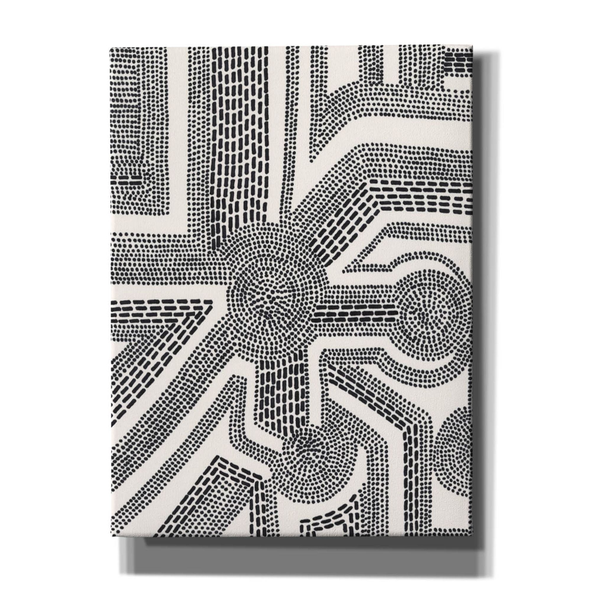'Dots and Dashes II' by Regina Moore, Canvas Wall Art