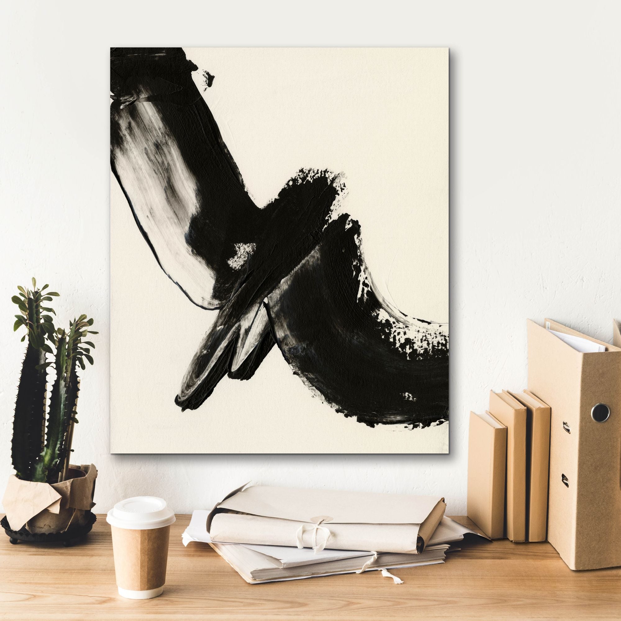 'Black Expression I' by Regina Moore, Canvas Wall Art,20 x 24