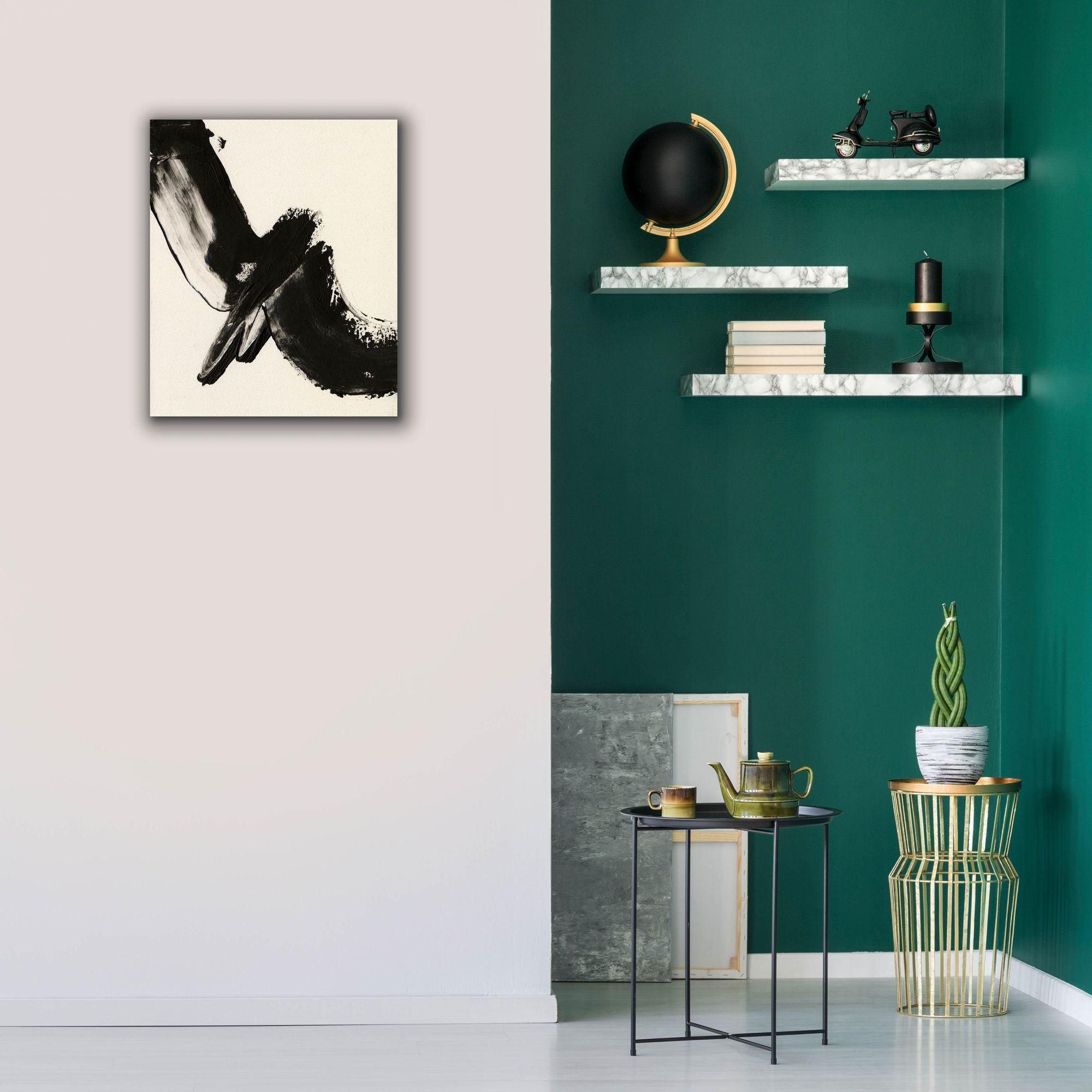 'Black Expression I' by Regina Moore, Canvas Wall Art,20 x 24