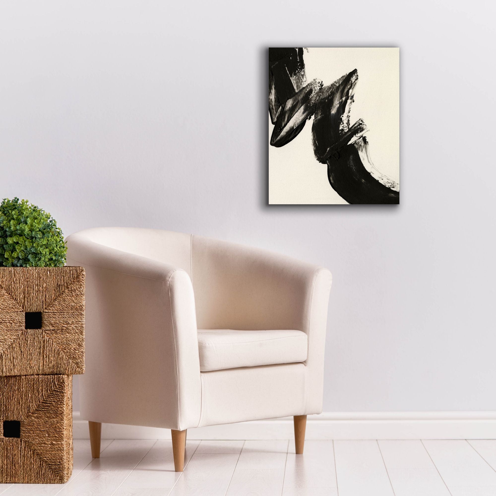 'Black Expression II' by Regina Moore, Canvas Wall Art,20 x 24