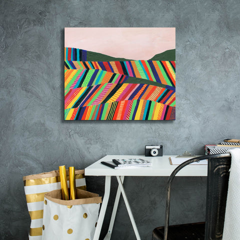 Image of 'Rainbow Fields I' by Regina Moore, Canvas Wall Art,24 x 20