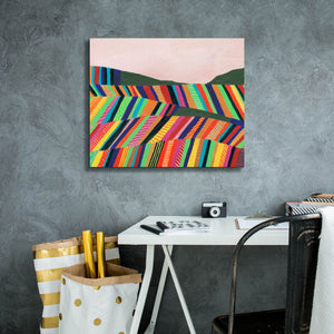 'Rainbow Fields I' by Regina Moore, Canvas Wall Art,24 x 20