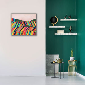 'Rainbow Fields I' by Regina Moore, Canvas Wall Art,30x26