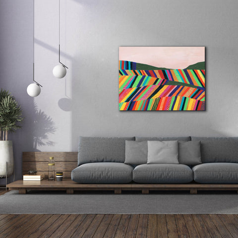 Image of 'Rainbow Fields I' by Regina Moore, Canvas Wall Art,54x40