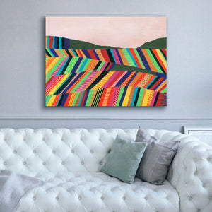 'Rainbow Fields I' by Regina Moore, Canvas Wall Art,54x40