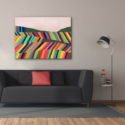Image of 'Rainbow Fields I' by Regina Moore, Canvas Wall Art,54x40