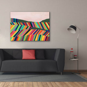 'Rainbow Fields I' by Regina Moore, Canvas Wall Art,54x40
