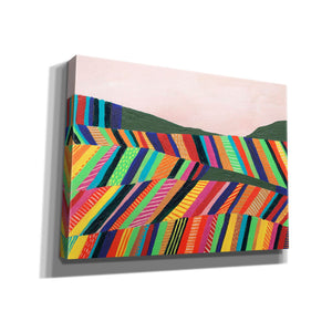 'Rainbow Fields I' by Regina Moore, Canvas Wall Art