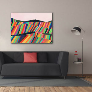 'Rainbow Fields II' by Regina Moore, Canvas Wall Art,54x40