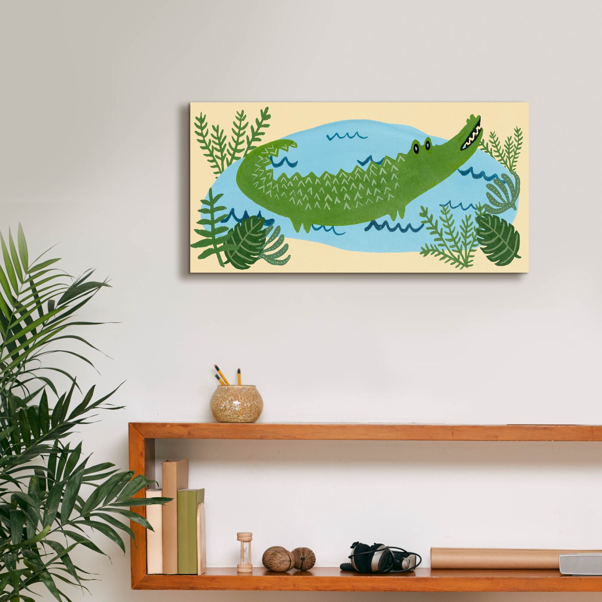 'Lil Wild Ones Collection D' by Regina Moore, Canvas Wall Art,24 x 12