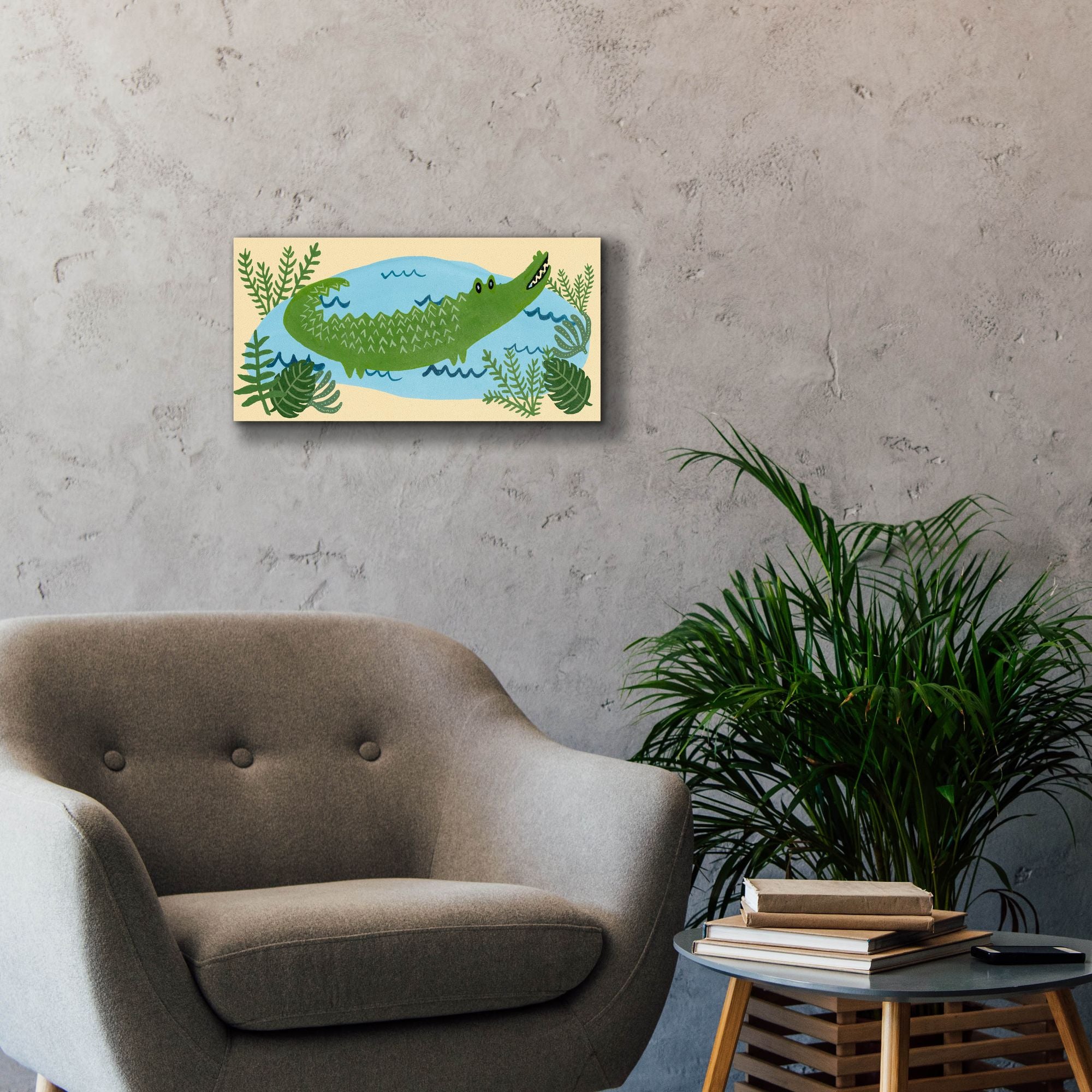 'Lil Wild Ones Collection D' by Regina Moore, Canvas Wall Art,24 x 12