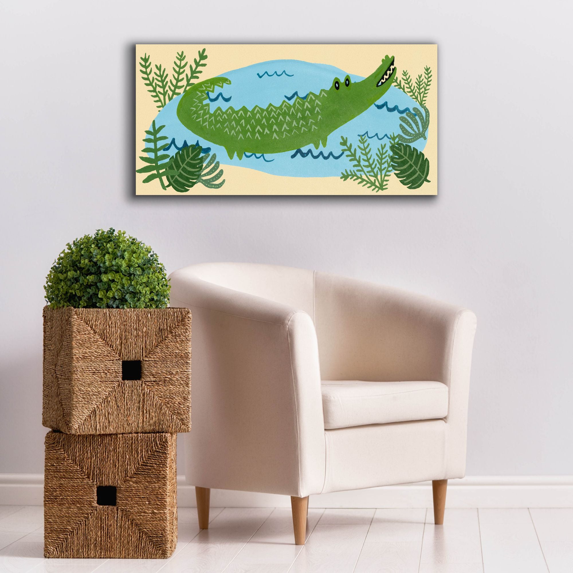 'Lil Wild Ones Collection D' by Regina Moore, Canvas Wall Art,40x20