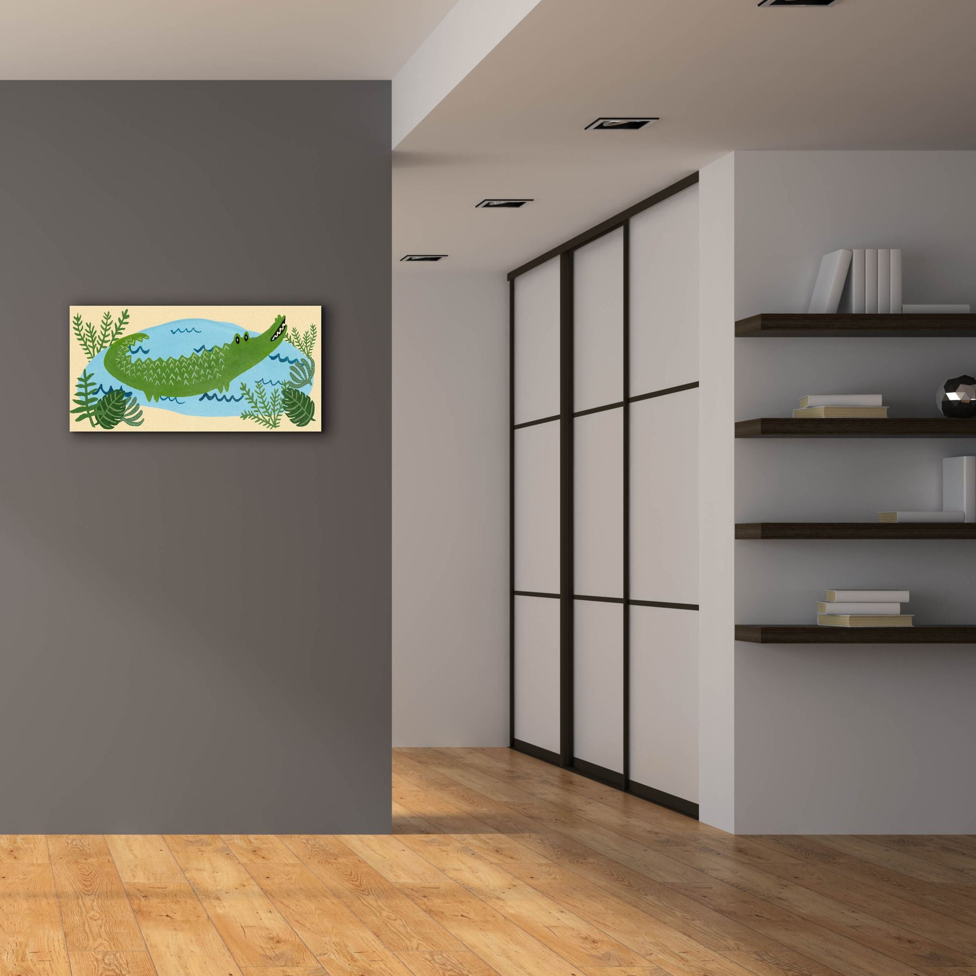 'Lil Wild Ones Collection D' by Regina Moore, Canvas Wall Art,40x20